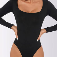 Longsleeve Thong Bodysuit